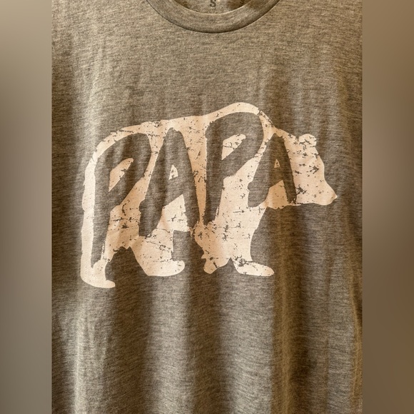 NWT Unisex Jane Marie Men’s PAPA BEAR T- Shirt Size Small - Picture 3 of 6